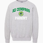 AZ Compass DRAGONS <span class="pdp-name-mascot">Compass Prep DRAGONS</span> MV Sport Men's Fundamental Fleece Crew Front Thumbnail