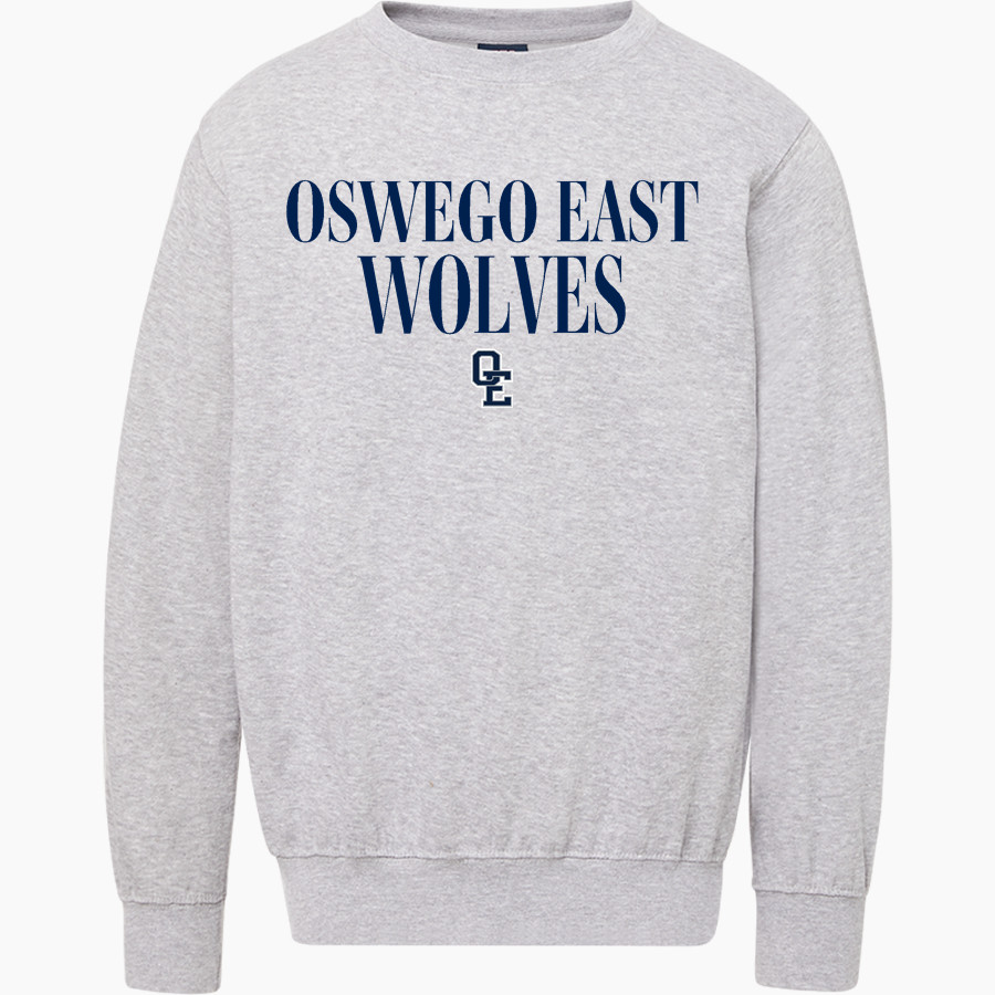 Oswego East Wolves <span class="pdp-name-mascot">Oswego East Wolves</span> MV Sport Men's Fundamental Fleece Crew