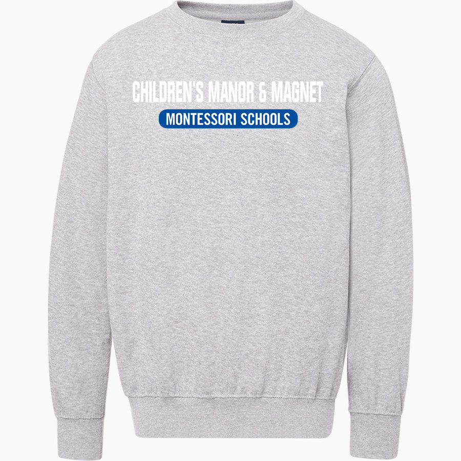 Children's Manor Children's Manor <span class="pdp-name-mascot">Children's Manor & Magnet Montessori Schools</span> MV Sport Men's Fundamental Fleece Crew