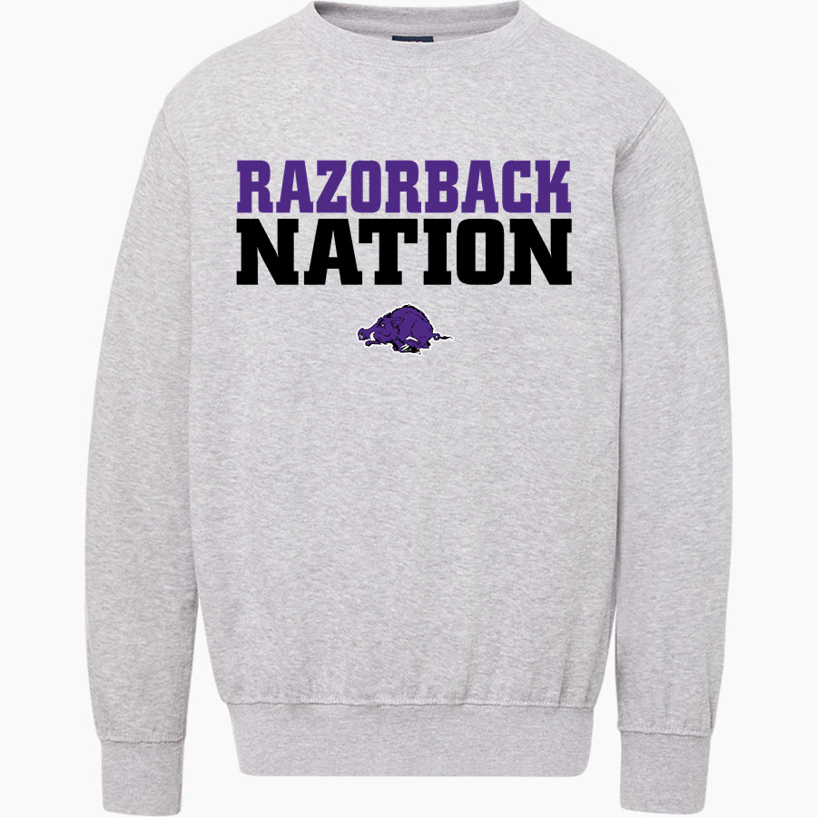 WALHALLA HIGH SCHOOL RAZORBACKS <span class="pdp-name-mascot">WALHALLA RAZORBACKS</span> MV Sport Men's Fundamental Fleece Crew
