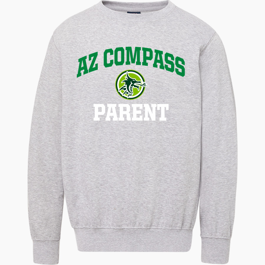 AZ Compass DRAGONS <span class="pdp-name-mascot">Compass Prep DRAGONS</span> MV Sport Men's Fundamental Fleece Crew