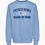 PATRICK HENRY HIGH SCHOOL REBELS <span class="pdp-name-mascot">PATRICK HENRY REBELS</span> MV Sport Men's Fundamental Fleece Crew Front Thumbnail