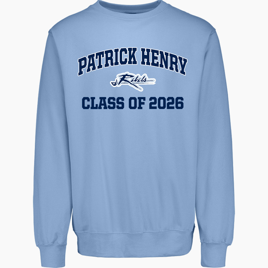 PATRICK HENRY HIGH SCHOOL REBELS <span class="pdp-name-mascot">PATRICK HENRY REBELS</span> MV Sport Men's Fundamental Fleece Crew