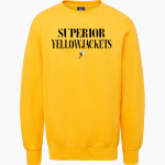 Superior Yellowjackets <span class="pdp-name-mascot">UW Superior Yellowjackets</span> MV Sport Men's Fundamental Fleece Crew Front Thumbnail