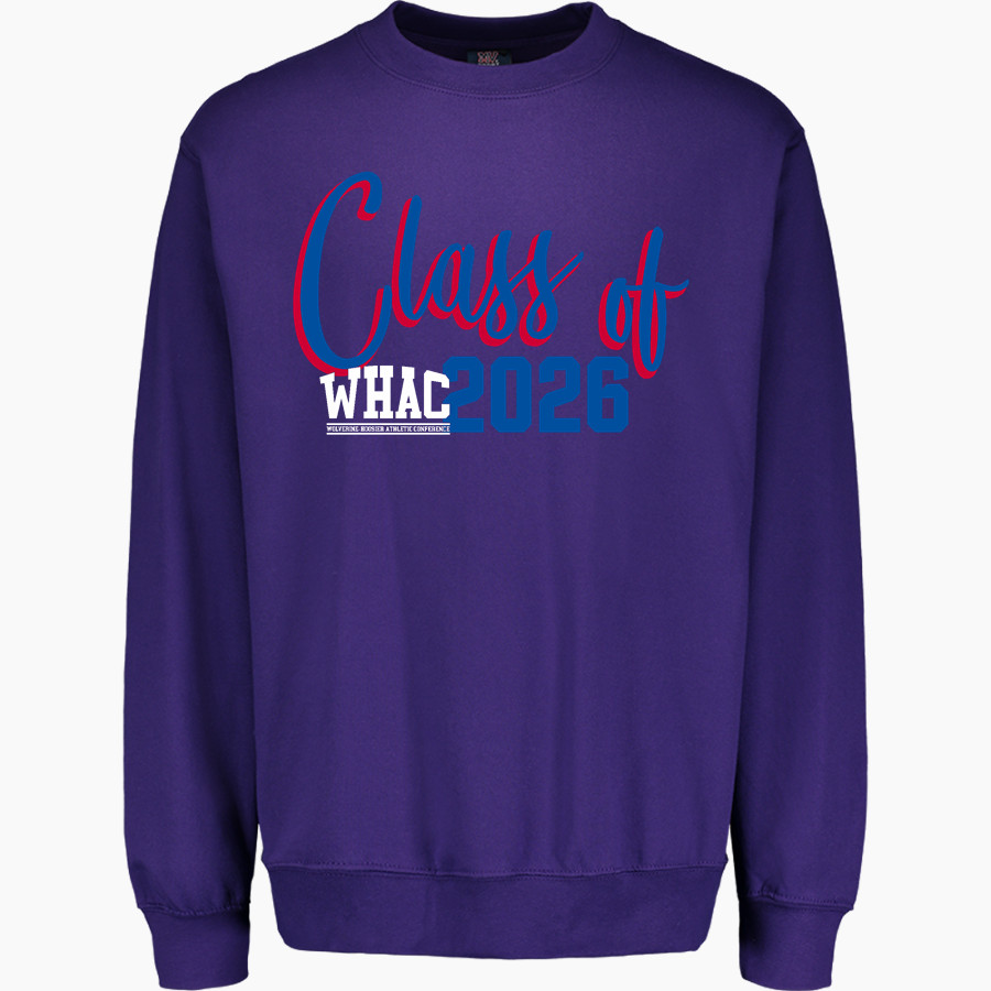 WOLVERINE-HOOSIER ATHLETIC CONFERENCE <span class="pdp-name-mascot">WOLVERINE-HOOSIER ATHLETIC CONFERENCE</span> MV Sport Men's Fundamental Fleece Crew