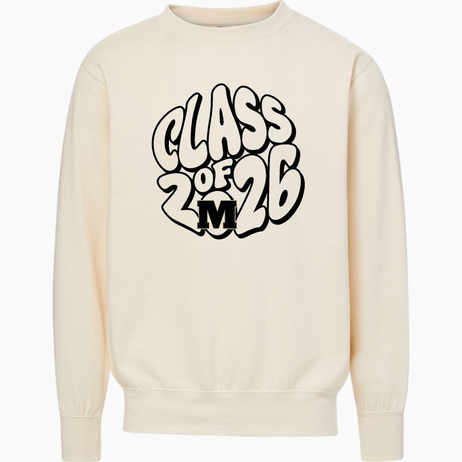 MCGREGOR HIGH SCHOOL BULLDOGS MV Sport Men's Fundamental Fleece Crew