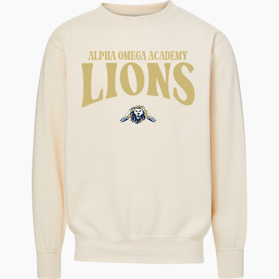 ALPHA OMEGA ACADEMY LIONS <span class="pdp-name-mascot">ALPHA OMEGA ACADEMY LIONS</span> MV Sport Men's Fundamental Fleece Crew
