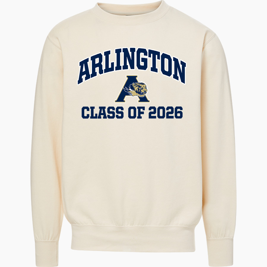 ARLINGTON HIGH SCHOOL TIGERS <span class="pdp-name-mascot">ARLINGTON TIGERS</span> MV Sport Men's Fundamental Fleece Crew