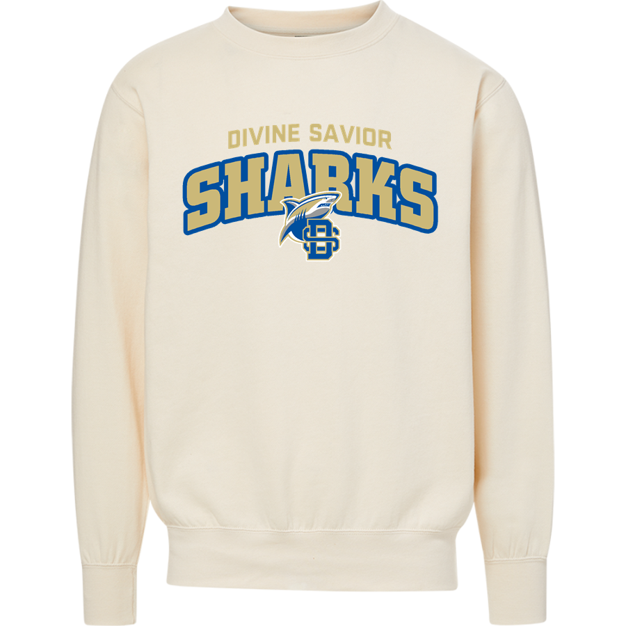 Divine Savior Academy Sharks <span class="pdp-name-mascot">Divine Savior Sharks</span> MV Sport Mens Fundamental Fleece Crew