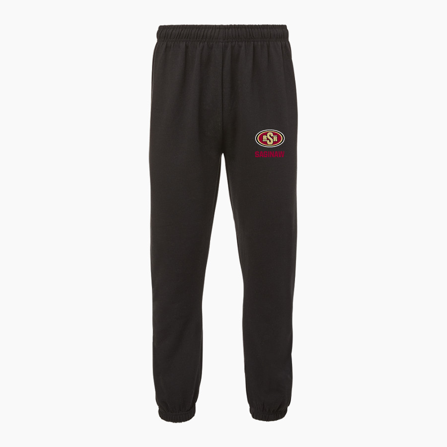 SAGINAW HIGH SCHOOL ROUGH RIDERS MV Sport Men's Fundamental Fleece Pants