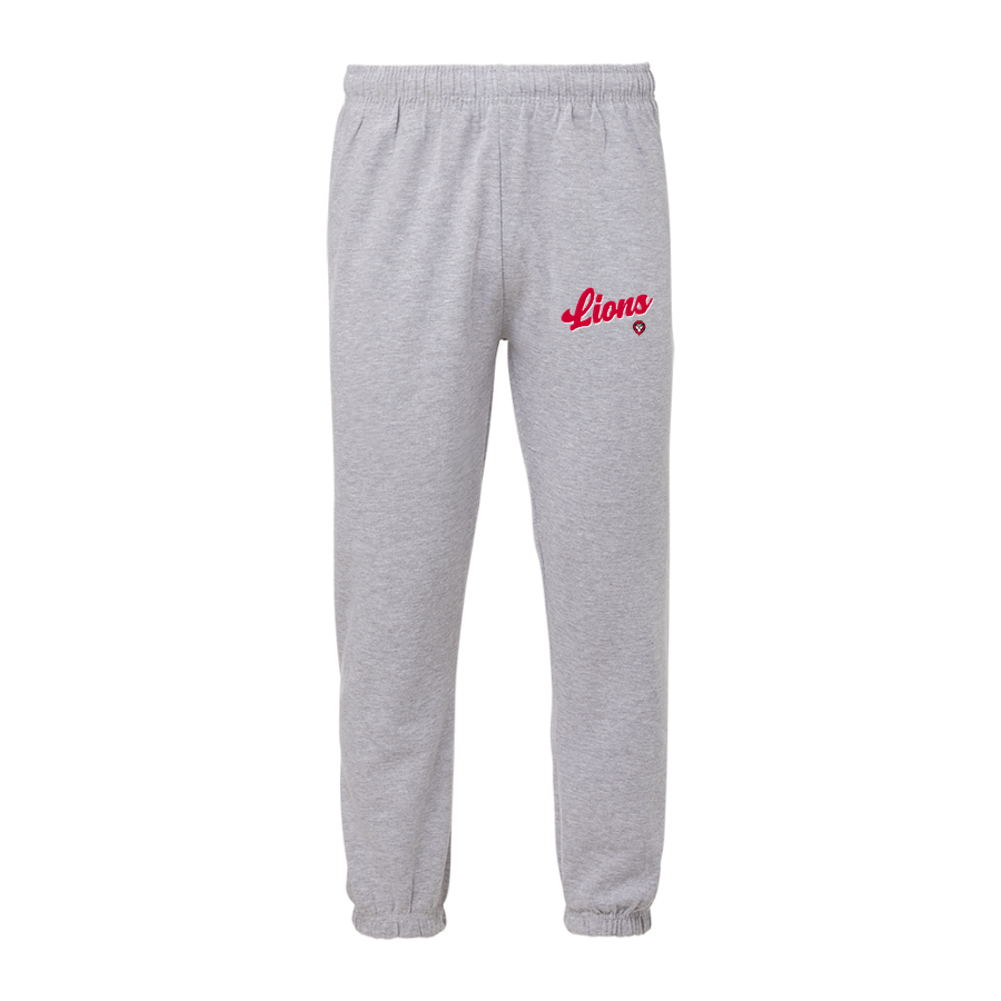 Bryn Athyn College The Official Store of the Lions <span class="pdp-name-mascot">Bryn Athyn College Lions</span> MV Sport Men's Fundamental Fleece Pants