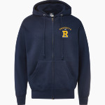 Rochester YellowJackets MV Sport Men's Fundamental Full Zip Hoodie Front Thumbnail