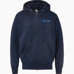 AFCA <span class="pdp-name-mascot">Afca Texas</span> MV Sport Men's Fundamental Full Zip Hoodie Front Thumbnail