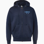 RAMONA HIGH SCHOOL RAMS MV Sport Men's Fundamental Full Zip Hoodie Front Thumbnail