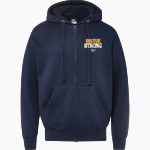 Grant County Braves The Official Online Store <span class="pdp-name-mascot">Grant County Braves</span> MV Sport Men's Fundamental Full Zip Hoodie Front Thumbnail