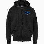 LUSTRE CHRISTIAN HIGH SCHOOL LIONS <span class="pdp-name-mascot">LUSTRE CHRISTIAN LIONS</span> MV Sport Men's Fundamental Full Zip Hoodie Front Thumbnail