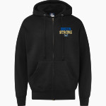 Brentwood Lacrosse Club Online Store <span class="pdp-name-mascot">Brentwood Bruins</span> MV Sport Men's Fundamental Full Zip Hoodie Front Thumbnail
