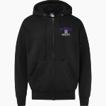 HALLSVILLE HIGH SCHOOL BOBCATS <span class="pdp-name-mascot">HALLSVILLE BOBCATS</span> MV Sport Men's Fundamental Full Zip Hoodie Front Thumbnail