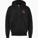 Otterbein University Cardinals MV Sport Men's Fundamental Full Zip Hoodie Front Thumbnail