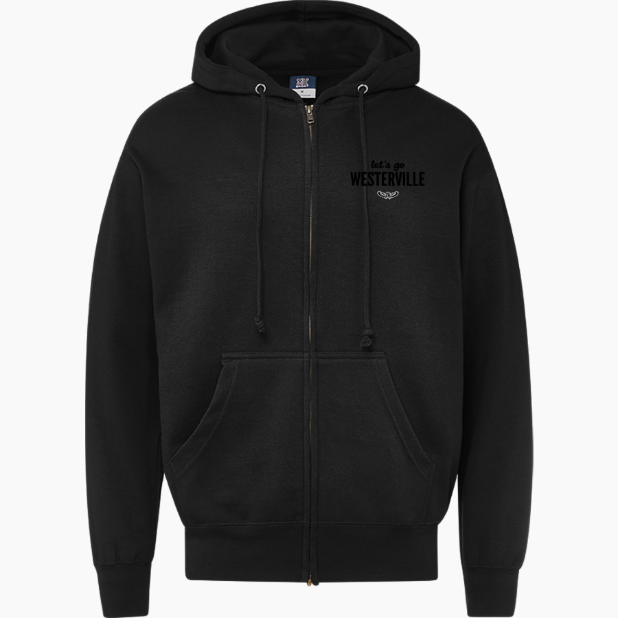WESTERVILLE CENTRAL WARHAWKS MV Sport Men's Fundamental Full Zip Hoodie