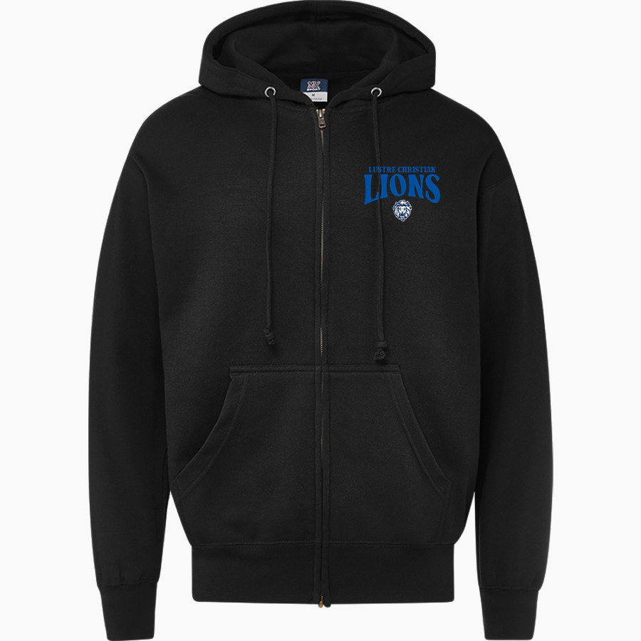 LUSTRE CHRISTIAN HIGH SCHOOL LIONS <span class="pdp-name-mascot">LUSTRE CHRISTIAN LIONS</span> MV Sport Men's Fundamental Full Zip Hoodie