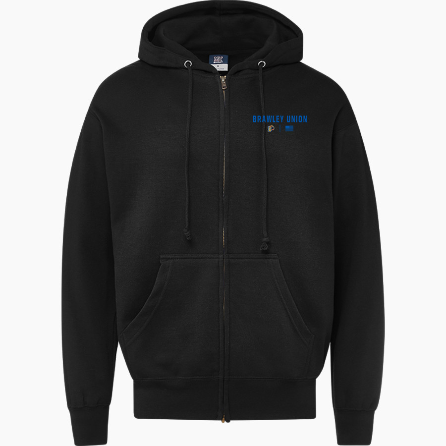 Brawley Union Wildcats <span class="pdp-name-mascot">Brawley Union Wildcats</span> MV Sport Men's Fundamental Full Zip Hoodie