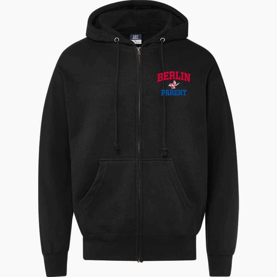 BERLIN HIGH SCHOOL REDCOATS <span class="pdp-name-mascot">BERLIN REDCOATS</span> MV Sport Men's Fundamental Full Zip Hoodie