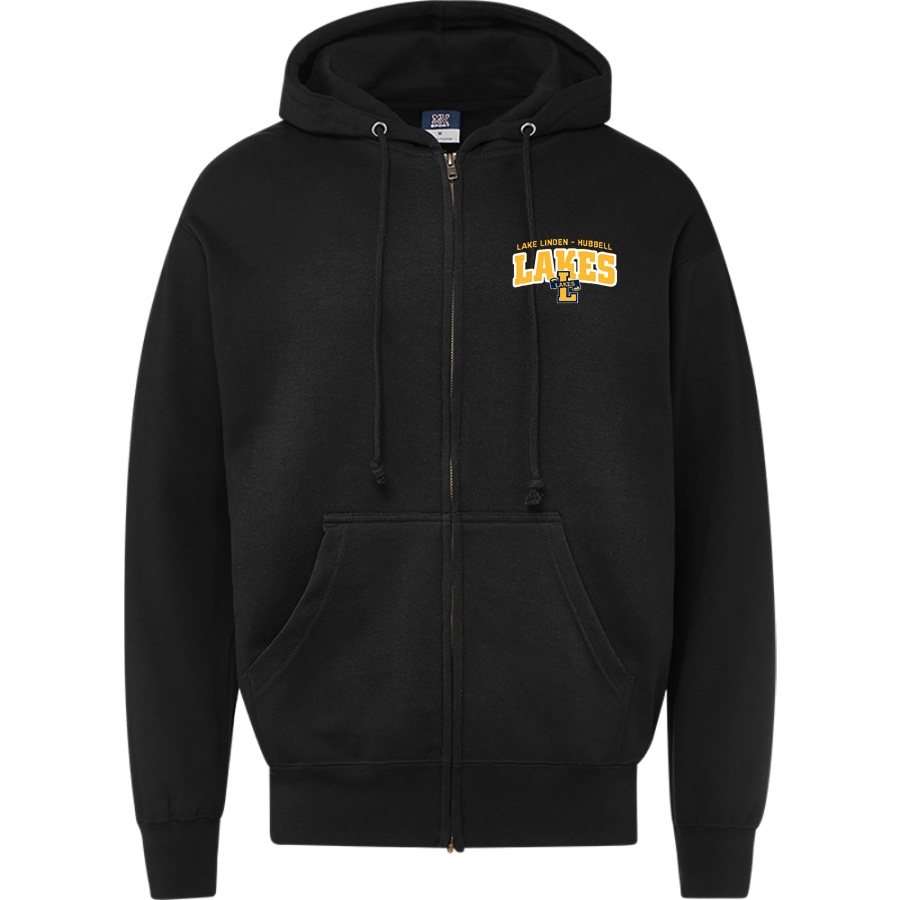 LAKE LINDEN-HUBBELL HIGH SCHOOL LAKES <span class="pdp-name-mascot">LAKE LINDEN - HUBBELL LAKES</span> MV Sport Men's Fundamental Full Zip Hoodie
