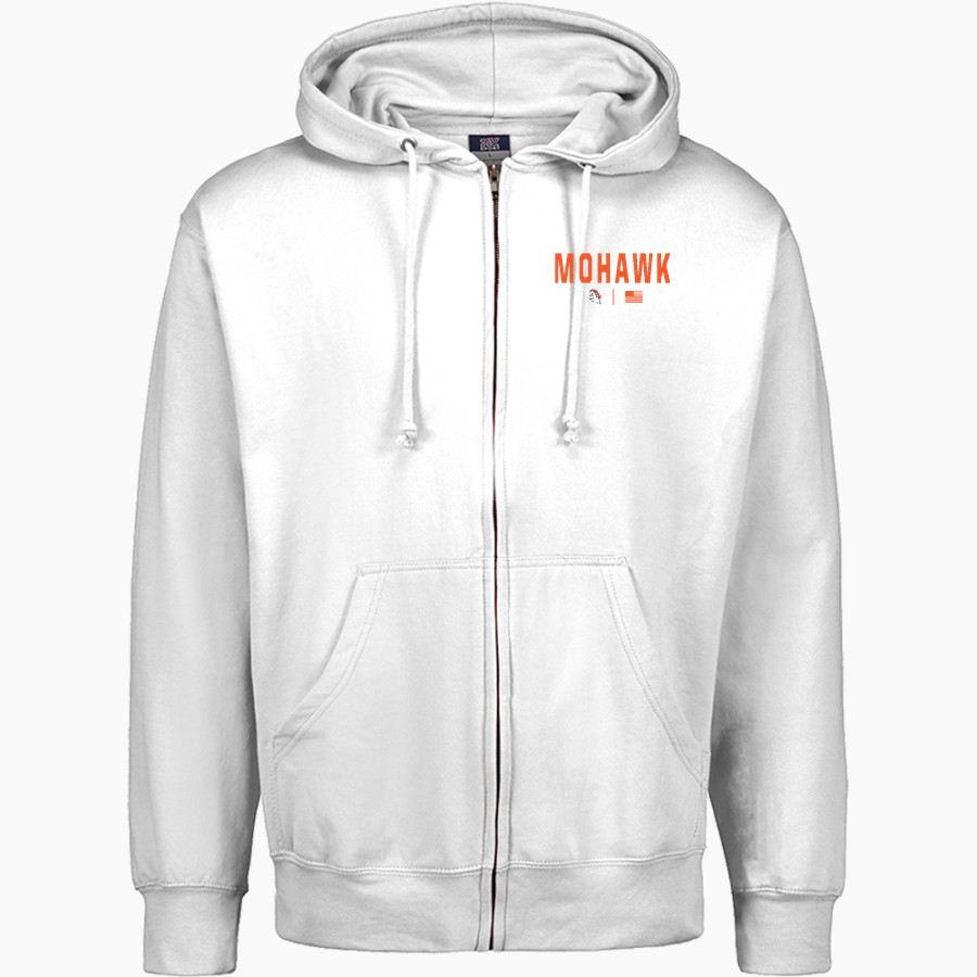 MOHAWK HIGH SCHOOL Mustangs MV Sport Men's Fundamental Full Zip Hoodie