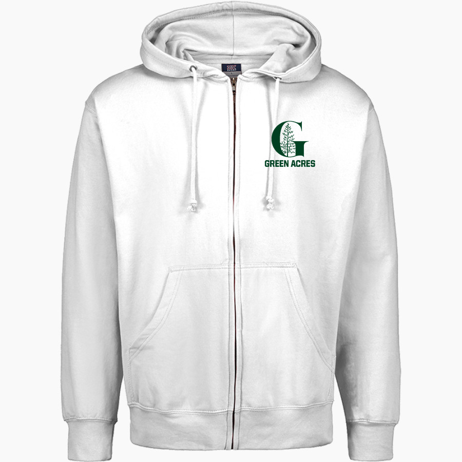 Green Acres Grizzlies <span class="pdp-name-mascot">Green Acres School Grizzlies</span> MV Sport Men's Fundamental Full Zip Hoodie