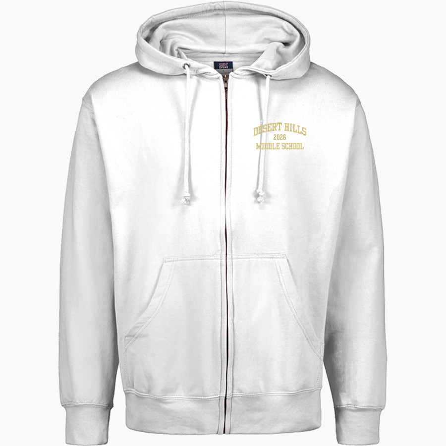 Desert Hills Thunder <span class="pdp-name-mascot">Desert Hills Middle School Thunder</span> MV Sport Men's Fundamental Full Zip Hoodie