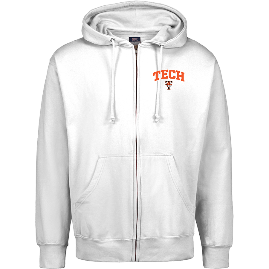 Tech High School Tigers <span class="pdp-name-mascot">Tech High School</span> MV Sport Men's Fundamental Full Zip Hoodie