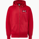 Grace College Lancers MV Sport Men's Fundamental Full Zip Hoodie Front Thumbnail