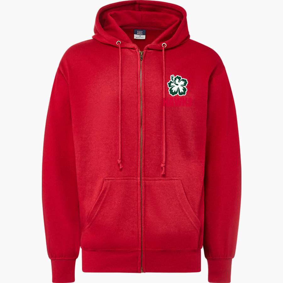 APIS Hawks <span class="pdp-name-mascot">Asia Pacific International GreenHawks</span> MV Sport Men's Fundamental Full Zip Hoodie