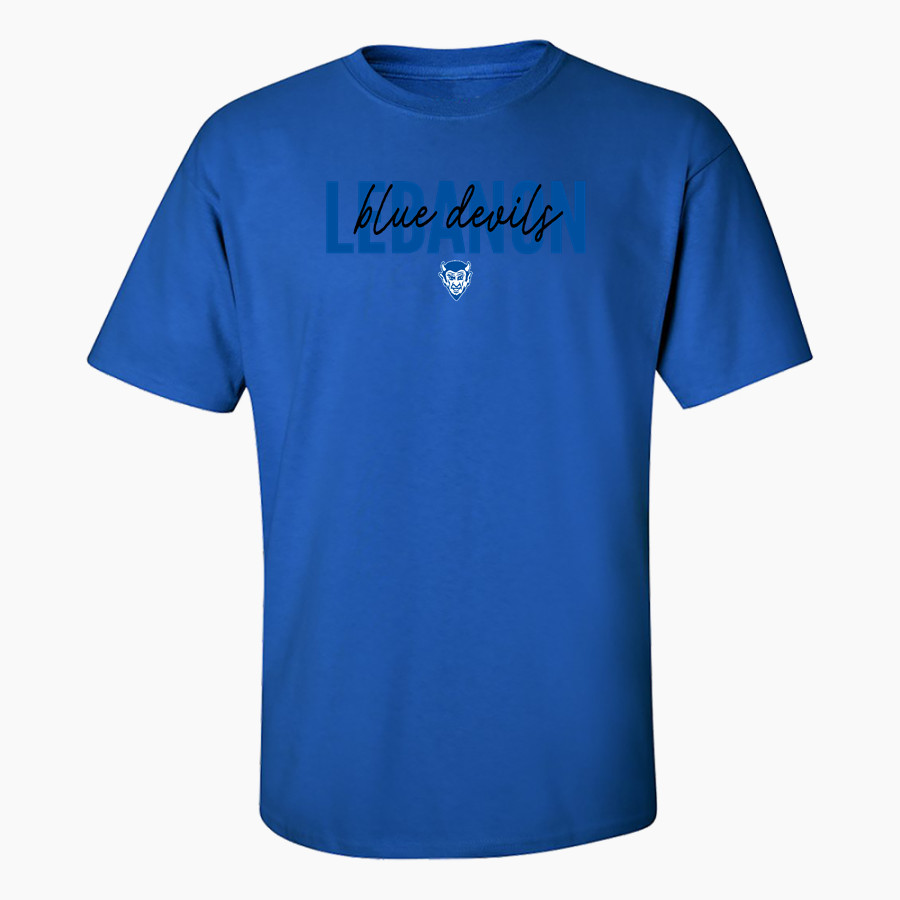 Lebanon Blue Devils <span class="pdp-name-mascot">Lebanon Blue Devils</span> MV Sport Men's Classic Short Sleeve Tee