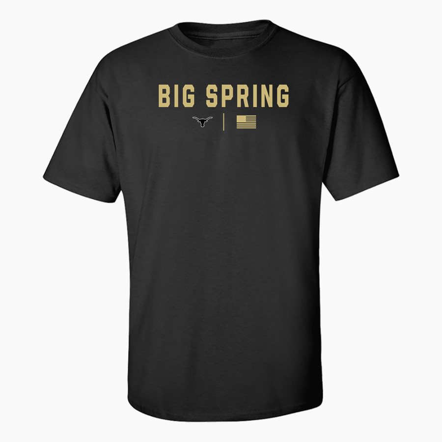 BIG SPRING HIGH SCHOOL STEERS <span class="pdp-name-mascot">BIG SPRING STEERS</span> MV Sport Men's Classic Short Sleeve Tee