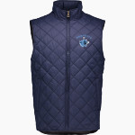 JERSEY COMMUNITY HIGH SCHOOL PANTHERS MV Sport Weatherproof Vintage Men's Diamond Quilt Vest Front Thumbnail