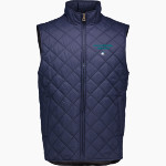 Crosspoint Christian Warriors MV Sport Weatherproof Vintage Men's Diamond Quilt Vest Front Thumbnail