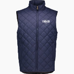 Jackson State Tigers <span class="pdp-name-mascot">Jackson State Tigers</span> MV Sport Weatherproof Vintage Men's Diamond Quilt Vest Front Thumbnail