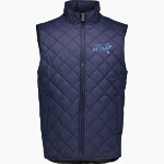 Community Of Peace Tigers MV Sport Weatherproof Vintage Men's Diamond Quilt Vest Front Thumbnail
