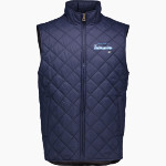 Laconia Christian Academy Timberwolves MV Sport Weatherproof Vintage Men's Diamond Quilt Vest Front Thumbnail