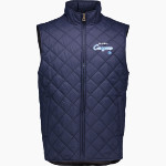 ALL SAINTS CATHOLIC HIGH SCHOOL COUGARS <span class="pdp-name-mascot">ALL SAINTS COUGARS</span> MV Sport Weatherproof Vintage Men's Diamond Quilt Vest Front Thumbnail