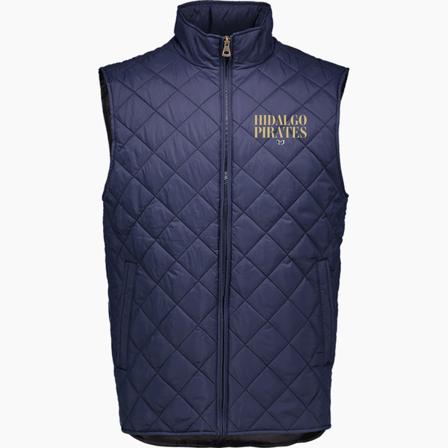HIDALGO EARLY COLLEGE HIGH SCHOOL PIRATES <span class="pdp-name-mascot">HIDALGO EARLY COLLEGE PIRATES</span> MV Sport Weatherproof Vintage Men's Diamond Quilt Vest