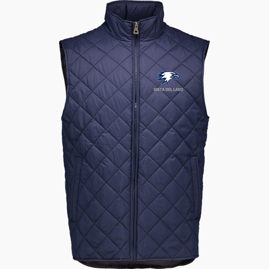 VISTA DEL LAGO HIGH SCHOOL EAGLES <span class="pdp-name-mascot">VISTA DEL LAGO EAGLES</span> MV Sport Weatherproof Vintage Men's Diamond Quilt Vest