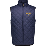 POMPANO BEACH HIGH SCHOOL GOLDEN TORNADOES <span class="pdp-name-mascot">POMPANO BEACH GOLDEN TORNADOES</span> MV Sport Weatherproof Vintage Men's Diamond Quilt Vest Front Thumbnail