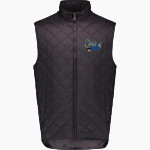 GENOA HUGO HIGH SCHOOL PIRATES <span class="pdp-name-mascot">GENOA HUGO PIRATES</span> MV Sport Weatherproof Vintage Men's Diamond Quilt Vest Front Thumbnail