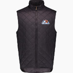 GALLATIN COUNTY HIGH SCHOOL HAWKS MV Sport Weatherproof Vintage Men's Diamond Quilt Vest Front Thumbnail