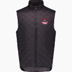 PEKIN COMMUNITY HIGH SCHOOL DRAGONS MV Sport Weatherproof Vintage Men's Diamond Quilt Vest Front Thumbnail