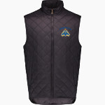 SIMEON CAREER ACADEMY HIGH SCHOOL WOLVERINES MV Sport Weatherproof Vintage Men's Diamond Quilt Vest Front Thumbnail