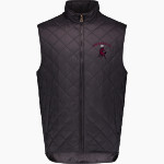 Shawsville Mustangs MV Sport Weatherproof Vintage Men's Diamond Quilt Vest Front Thumbnail